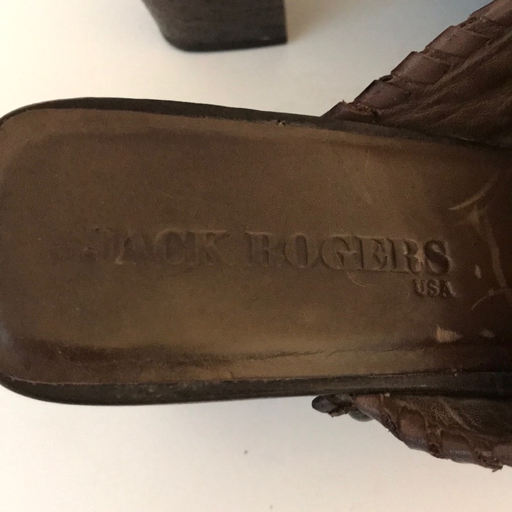 Jack Rogers Ali Tooled Leather Clogs - Picture 5 of 7